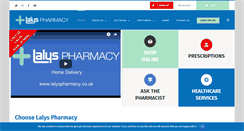Desktop Screenshot of lalyspharmacy.co.uk