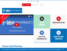 Tablet Screenshot of lalyspharmacy.co.uk